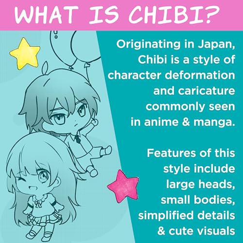 Faber-Castell Anime Drawing Kit, Chibi Edition with Step-by-Step Book - style: Chibi Edition