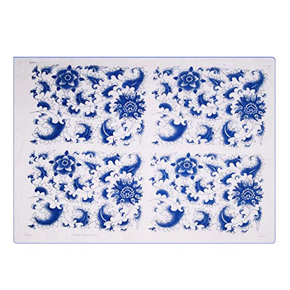 Ceramic Decals Pottery Ceramics Clay Transfer Paper Underglaze Flower Paper Porcelain Decal Paper For Pottery Enamel Ceramic Decals Underglaze Flower Paper Diy Pottery Ceramics Clay Transfer Paper