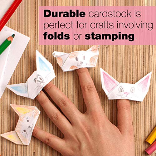 Springhill White 8.5” x 11” Cardstock Paper, 80lb Vellum Bristol, 175gsm – Premium Medium Weight Cardstock, Vellum Printer Paper with Textured Finish – 016200C, 2,000 Sheets (8 Reams) - color: 80 lb, size: 2,000 Sheets (8 Reams), style: 8.5x11 (Letter)