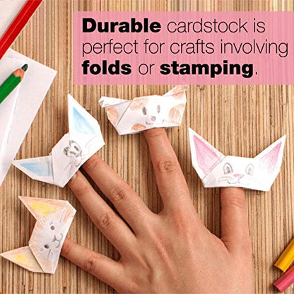 Springhill White 8.5” x 11” Cardstock Paper, 80lb Vellum Bristol, 175gsm – Premium Medium Weight Cardstock, Vellum Printer Paper with Textured Finish – 016200C, 2,000 Sheets (8 Reams) - color: 80 lb, size: 2,000 Sheets (8 Reams), style: 8.5x11 (Letter)