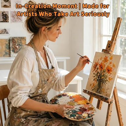 22-Pack Stretched Canvas 6 Sizes 6x6 to 16x20 Cotton for Oil & Acrylic | 10oz 100% cotton duck seed husk, triple acid-free gesso, reinforced pine frames for oil, acrylic & mixed media - size: 20x30, 30x40, 40x50, 20x20, 15x15, 24x30