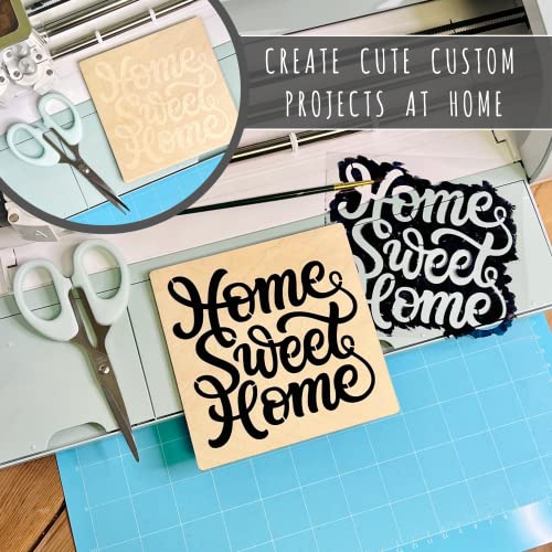 Easy Cut Stencil Sheet Set of 24-12x12 Mylar for Cricut Vinyl Cutting | Acetate Craft Material Sheets, 12 X 12 Inch - Easy to Cut Stencils for Your Vinyl Cutting Projects