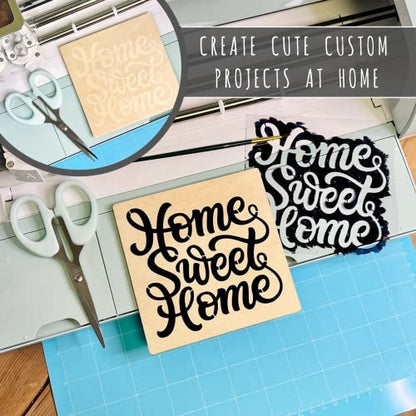 Easy Cut Stencil Sheet Set of 24-12x12 Mylar for Cricut Vinyl Cutting | Acetate Craft Material Sheets, 12 X 12 Inch - Easy to Cut Stencils for Your Vinyl Cutting Projects
