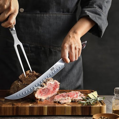 HOSHANHO Carving Slicing Knife, 10 Inch Razor Sharp Japanese Brisket Knife - size: 10"