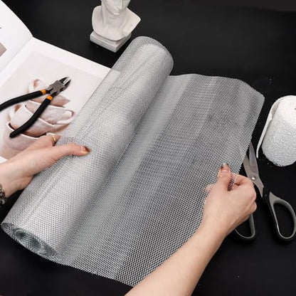Sculpting Wire Mesh Roll for Art Crafts, Clay Sculpture (15.7 X 196.8 Inch) - size: 15.7 x 196.8 Inch