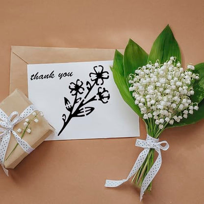 50 Pcs Small Flower Stencils for Painting on Wood,6 "Reusable Floral and Leaf Stencils for Wall Paper,Scrapbooking,Canvas Fabric,Card Making,Pottery,Plastic Boxes - color: Small Flower(50Pcs)