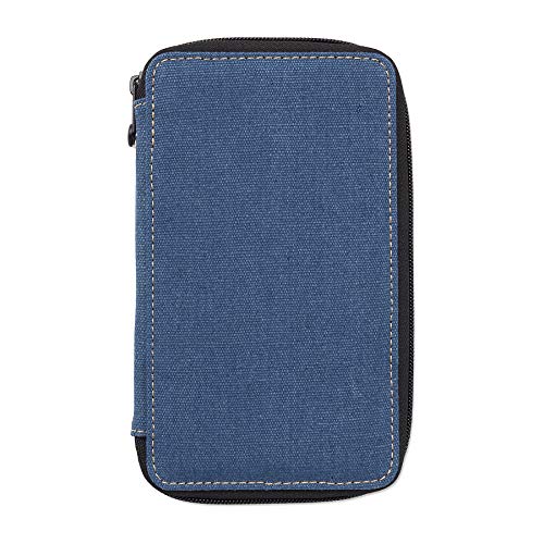 Speedball Art Products 254240 24 Pencil Storage Canvas Pencil Case, Denim - color: Denim, style: Holds Up to 24 Standard Pencils