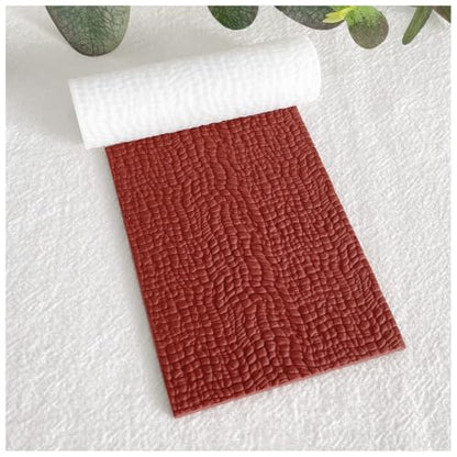 KEOKER Leather Texture Roller for Polymer Clay, Polymer Clay Texture Roller, Polymer Clay Leather Texture Roller, Like Polymer Clay Texture Sheets, Great Work with Polymer Clay Cutters - color: Crocodile Grain