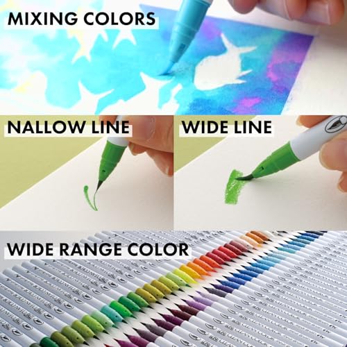 ZIG CLEAN COLOR REAL BRUSH 6 Color set (6 Pale Colors set II) - style: 6 Pale Colors set II