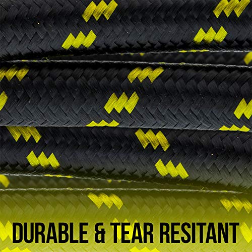 Master Airbrush Premium 25 Foot Nylon Braided Airbrush Hose | 25' Nylon Braided 1/8" BSP Airbrush Hose with Brush Adapter Fitting Connectors on Both Ends - size: 25' (1/8" Fittings)