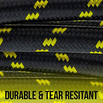 Master Airbrush Premium 25 Foot Nylon Braided Airbrush Hose | 25' Nylon Braided 1/8" BSP Airbrush Hose with Brush Adapter Fitting Connectors on Both Ends - size: 25' (1/8" Fittings)