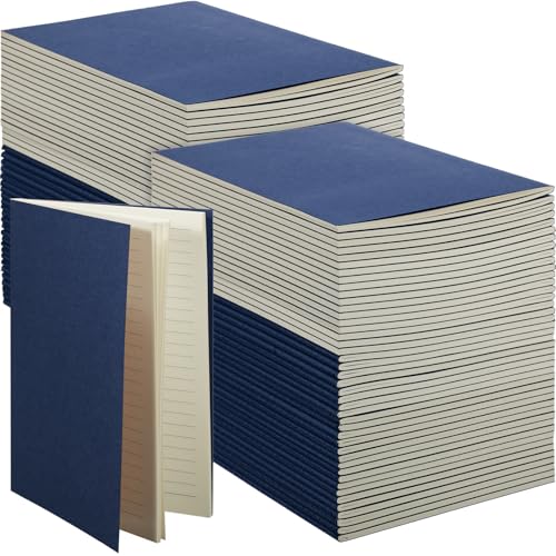 Mimorou 100 Pcs A5 Journals Notebooks Bulk,Navy Blue,Lined - color: Navy Blue, style: Lined