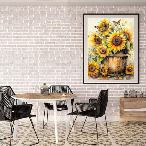 Arttoplus Sunflowers Diamond Art Kits for Adults Beginner 12x16 inch - color: G6713