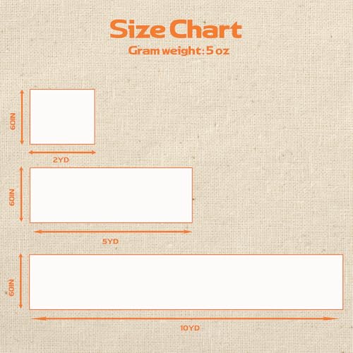 5 oz Lightweight Canvas Fabric, Soft Natural Cotton Blend 60'' Wide for Sewing, Painting, Tote Bags, Embroidery, DIY Crafts (Unbleached, 5 Yard) - color: Unbleached - 5oz, size: 5YD-(60'' x 180'')