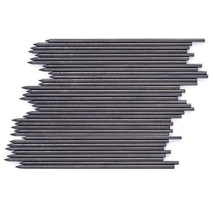 June Gold 2.0 mm, 108 Lead Refills, HB #2, 90 mm Length, 1 Carrying Case | Extra Bold Thickness, Break Resistant Graphite, Sketching, Shading, Blending, Construction, Carpentry - color: Hb Graphite, style: 2.0 mm