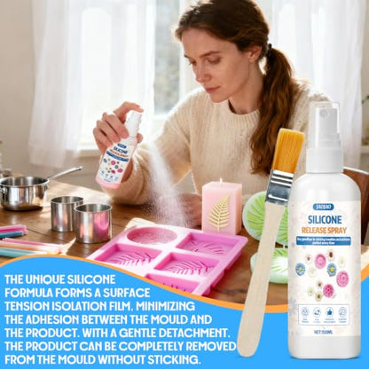 JAOJAO Silicone Release Spray, Epoxy Release Spray