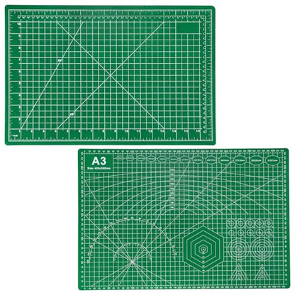 Self Healing Cutting Mat, 11" x 17", Double-Sided Rotary Cutting Mat for Sewing, Quilting, Scrapbooking & Craft, Craft Cutting Board for Hobby Use(A3) - size: 17"L x 11"W