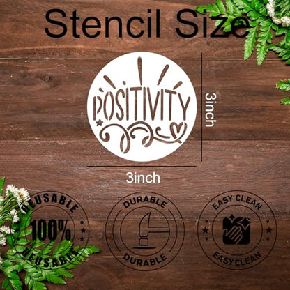 Christian Stencils for Painting Bible Stencils 3" | Reusable Bible Verse Relijous Stencil for Crafts Journaling Wood DIY Decor - style: Christian 3"