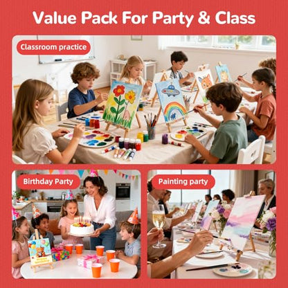 200 Pcs 5x7 Inch Small Canvas Boards for Painting 100% Cotton White - size: 5"x7"- 200pcs