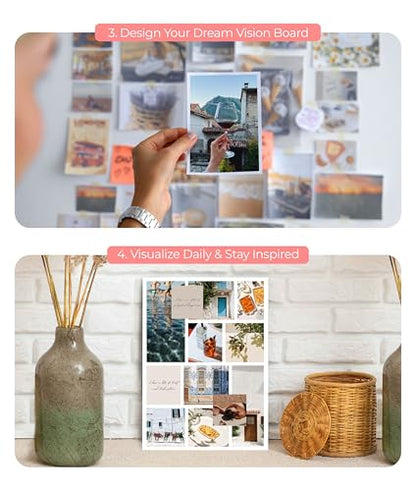 Vision Board Book Magazines with 1000+ Images – Scrapbook Supplies, Crafts for Adults, Clip Board, Junk Journal Supplies, Journaling Supplies, Board Books, Scrapbooking Supplies, Art Kit - size: Original