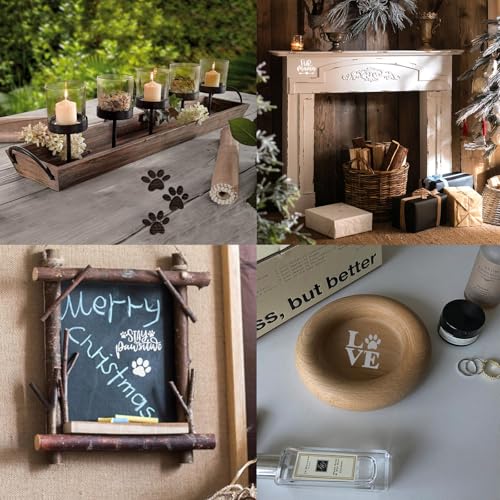65pcs Reusable Dog Stencils for Painting on Wood,Dog Theme Painting Perfect for DIY Crafts, Scrapbooks, and Home Supplies (Dog)