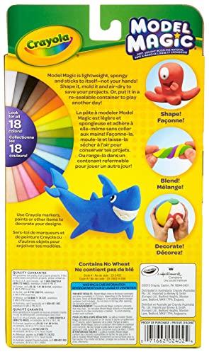 Crayola Model Magic, Modeling Material, .5 Ounces 6/Pkg-Primary