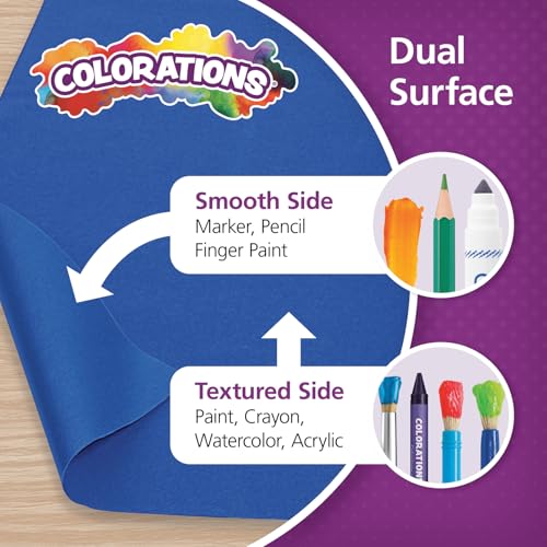 Colorations Arts & Crafts Paper Roll, Royal Blue, 36" x 1000' - color: Royal Blue