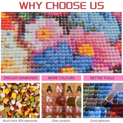 5D Diamond Painting Kits For Beginners Diamond Art Cow Diamond Art Kit 14X14 Inch DIY Diamond Painting Kits For Adults Diamond Art Set - color: FYZZ-142