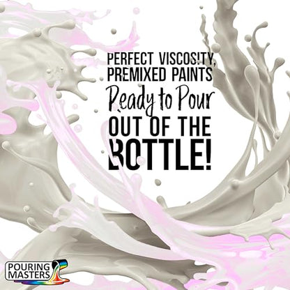 Pouring Masters Violet Interference Pearl Special Effects Acrylic Pouring Paint - Premium 8-Ounce Pre-Mixed Fluid Acrylic Paint - Fluid Art Supplies for Canvas, Wood, Paper, Tile & Rocks | Special Effects, Ready to Pour, Premium Pre-Mixed Fluid Acrylic Pa