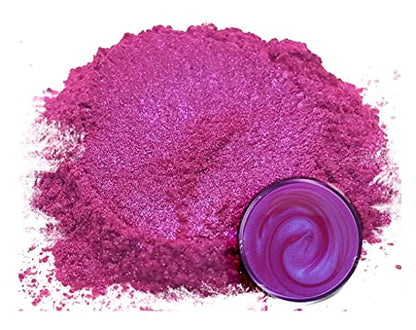 Eye Candy Pigments Premium Red Mica Powder - Crimson (50gr) - for Epoxy, Resin, Soap, Paint, Woodworking, Acrylic Pouring, Bath Bombs, Fishing Lures - DIY Arts and Crafts Additive - color: Crimson Red
