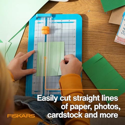 Fiskars 7" x 11.5" Kids Junior Paper Trimmer for Crafts & School Projects - style: Jr Paper Trimmer