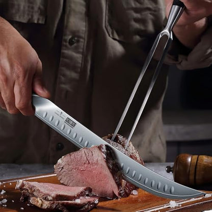 HOSHANHO Carving Slicing Knife, 12 Inch Razor Sharp Japanese Brisket Knife - size: 12"