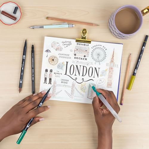 Tombow 56305 Urban Sketching Set. 8-Piece Art Set