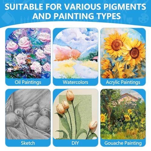 ESRICH Small Canvases for Painting, 6 Pack Canvas 5x7 Inch Stretched Canvas 2/5" Profile Primed Acid Free Painting Canvas for Kids for Oil Paint,Watercolor,Acrylic Paint,Gouache &Tempera. - style: 6 Packs Stretched Canvas - 5*7in