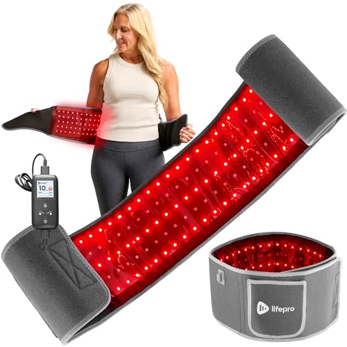 Lifepro Allevared Red Light Therapy Belt -105 Triple Chip LED Belt - color: Gray