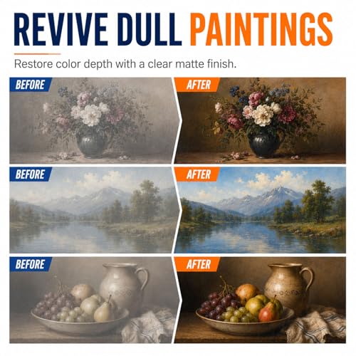 Clear Acrylic Paint Sealer, Matte Varnish for Acrylic Painting & Art Crafts - color: Matte