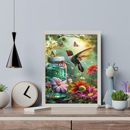 Arttoplus Hummingbird Paint by Numbers Kit for Adults Beginner 16x20 inch - color: MT21175-US