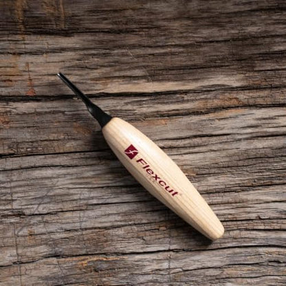 FLEXCUT Micro Shallow/Deep U-Gouge, Razor Sharp High Carbon Cutting Blade - color: Micro Shallow U-Gouge, size: 2 mm