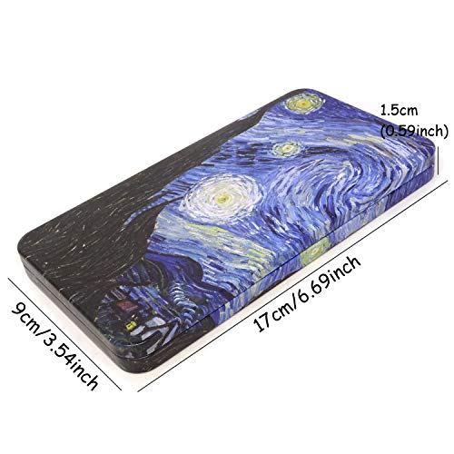 Honbay Watercolor Tins Palette Paint Case with 40pcs Plastic Half Pans (Starry Night) - color: Starry Night