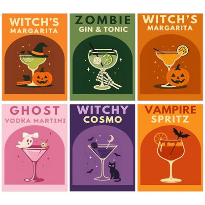 6 Pack Diamond Art Kits for Adults, Cocktail Diamond Painting Kits 12x16 in - color: 6 Pack Cocktail, size: 11.8x15.7in(30x40cm)