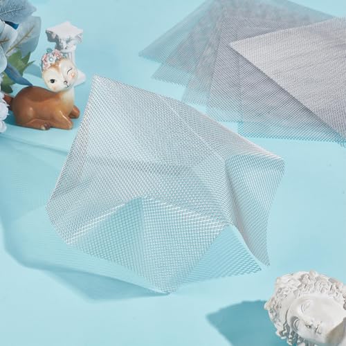 OLYCRAFT 12Pcs Aluminum Wire Mesh 9.9x9.9 Inch Sculpting Mesh Sheet for Sculpting Clay Craft Metal Window Screen Net Small Hole Aluminum Net Sheet for Arts Craft Metal DIY Projects Home Decor - size: 9.9x9.9 Inch