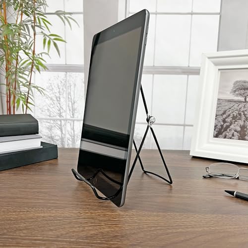 GIBSON HOLDERS 6AC Adjustable Black Wire Display Easel, 3.5" W x 4.5" D x 9.25" H, Pack of 6 - size: 6-Pack