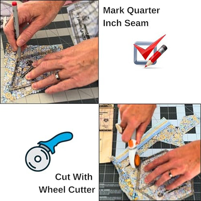 3" Tessellation Templates, for Quilting and English Paper Piecing - style: 3" Tessellator
