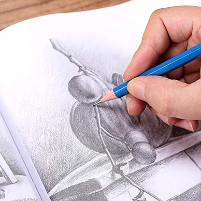 H & B 36 Pack Drawing Set Sketch Kit,Sketching Supplies with 2 sketch pad, Graphite Pencils, Charcoal Sticks, Eraser, Pro Art Drawing Kit for Artists Beginner Adults, Ideal for Shading, Blending - size: 36 Piece Set