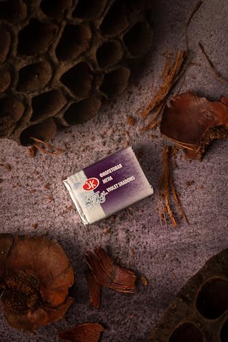 White Nights Extra Fine Artists Grade Professional Granulated Watercolor 2.5 ml Full Pan By Nevskaya Palitra (Violet Shadows) - color: Violet Shadows