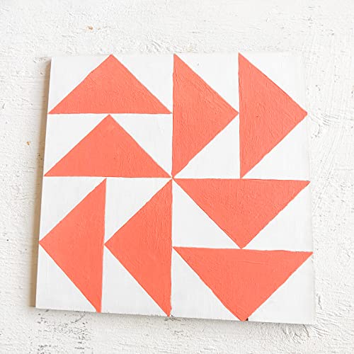 9" Barn Quilt Kit Set 4 | HST, Friendship Star, Dutch Sq, Flying Geese | Unfinished wood block signs to paint for DIY parties, farmhouse wall art collages, quilting crafts, handmade gifts. - size: 9 inches (set of 4), style: HST, Friendship Star, Dutch Sq