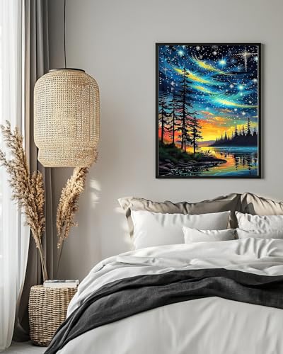 Landscape Diamond Art Kits for Adults, Diamond Art for Beginners 12X16 Inch - color: Landscape 06