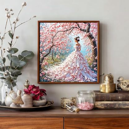 Gemozaic Elegant Woman Paint by Numbers Kit for Adults, 16x16 in, Unframed - color: MT6269