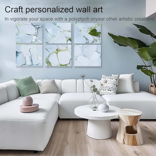AETEXA Canvases for Painting 8x10 Inch, Canvas Bulk Pack of 12, 8 oz Primed Canvas Panel, Blank Canvas for Painting, Canvas Boards for Painting Acrylic and Oil, Art Supplies for Adults and Teens.
