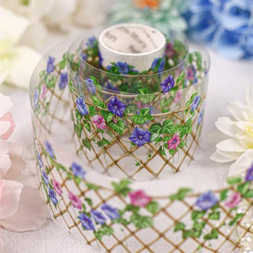 PET Tape Stickers for Journaling Supplies,Fence Scrapbooking Tape Stickers - color: Wall